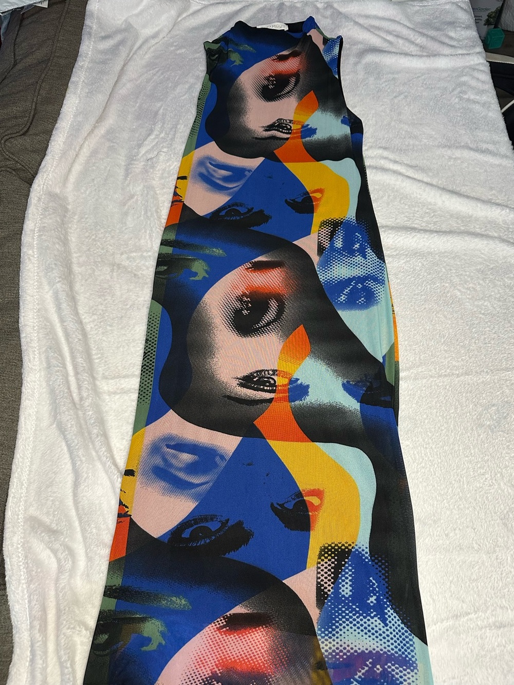 Abstract B Famous Dress Faces